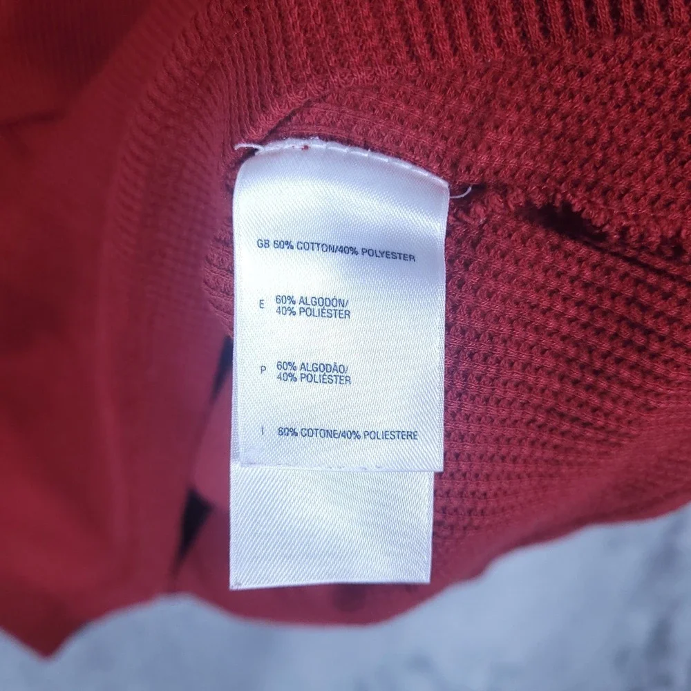 The North Face Shirt Mens L Red Trans-Antarctica Expedition 1990 Waffle Thermal